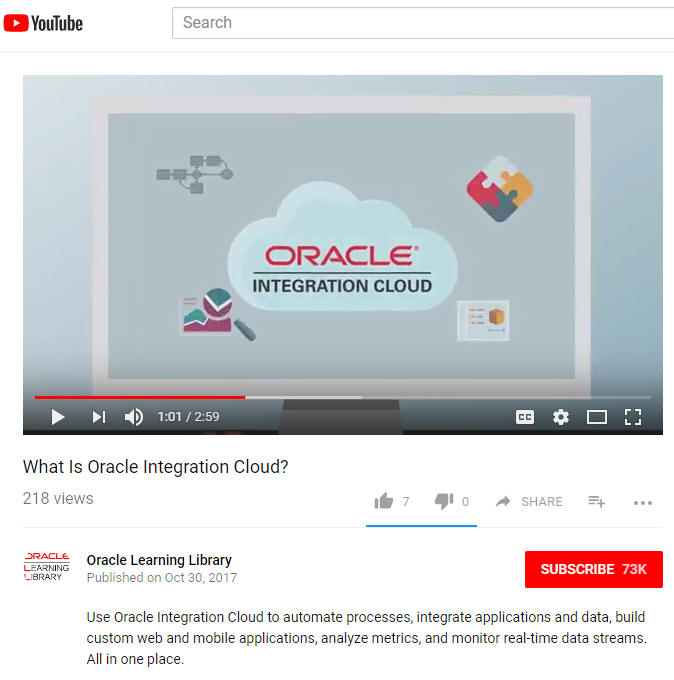 iPaaS@ORACLE.CLOUD: #603 Oracle Integration Cloud on YouTube
