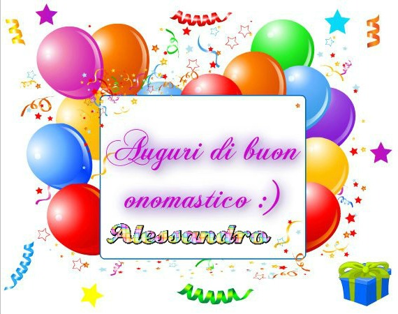 Il Cestino Dei Gomitoli Buon Onomastico Alessandro