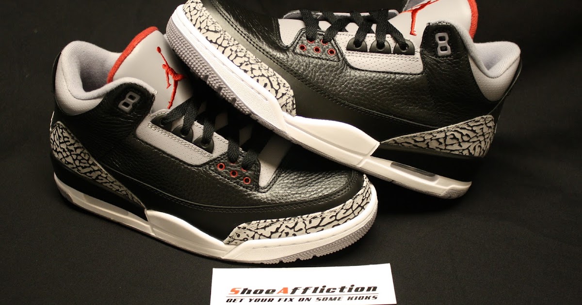 when did the black cement 3s come out