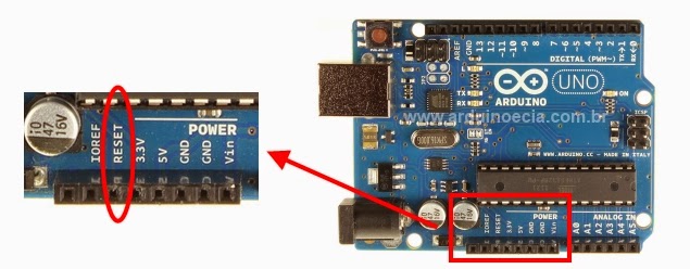 Botão de reset externo para Arduino - Arduino e Cia
