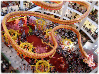 2012 CNY decorations: giant dragon at the atrium of Pavilion KL