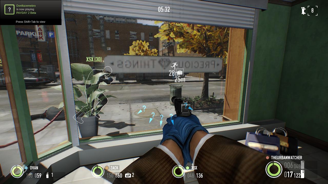 payday 2 kill camera guard through walls payday 2 kill camera guard through walls