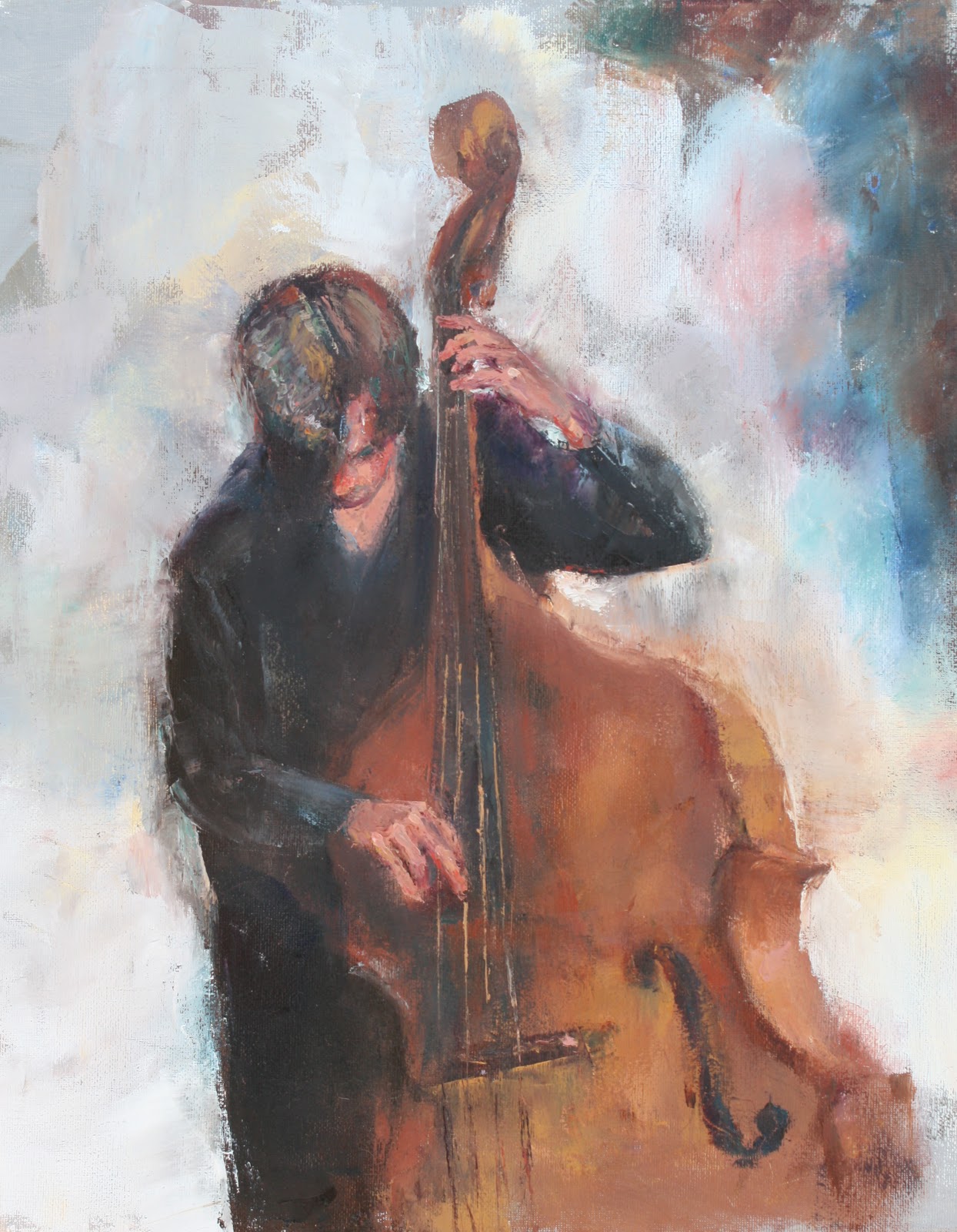 OzellHudson Fine Artist Paintings from "Expressive Musicians