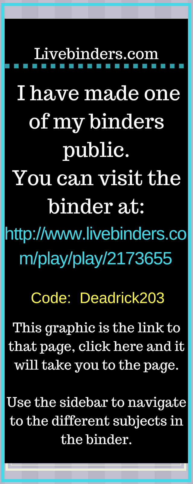 Live Binders Link