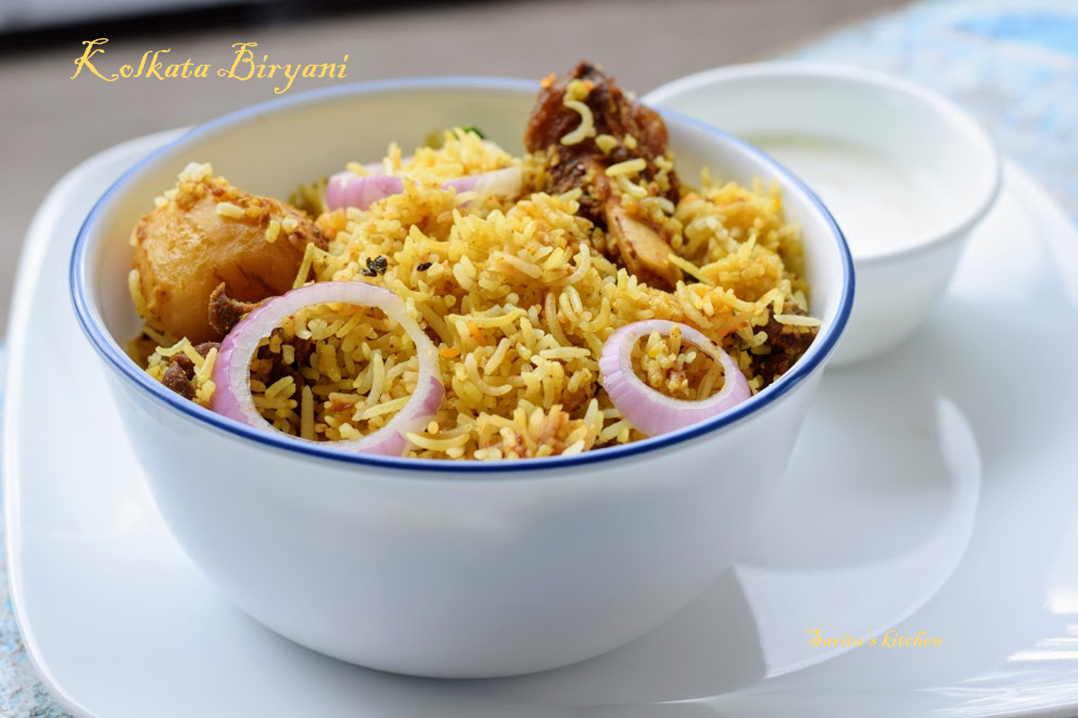 Sarita's Kitchen Blog Kolkata Mutton Biryani