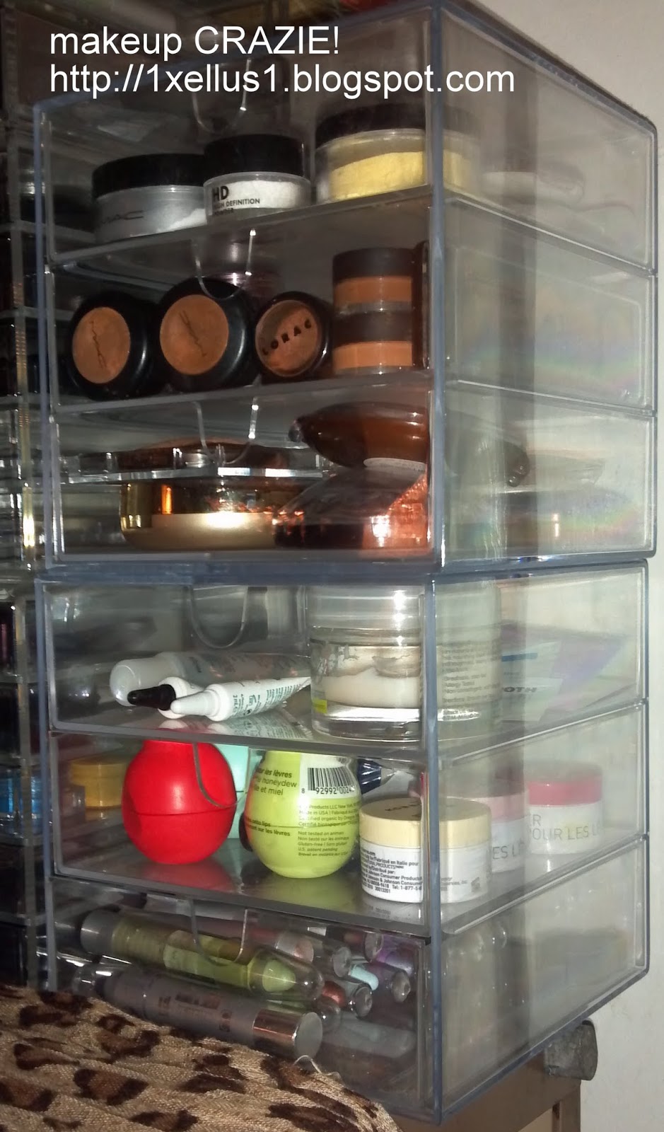 Makeup Crazie 3 Drawer Acrylic Storage From The Container Store