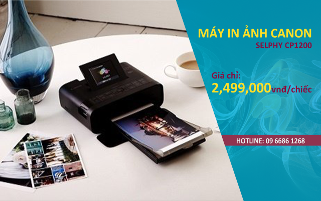 Phân phối máy in ảnh Canon Selphy CP1200 giá gốc bán máy in ảnh canon selphy cp1200 giá rẻ