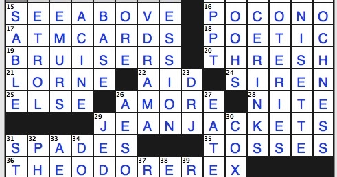 rex parker does the nyt crossword puzzle michael who sang im lumberjack im ok sat 4 14 12 moliere contemporary singer in odyssey 400 pennsylvania nascar event locale in