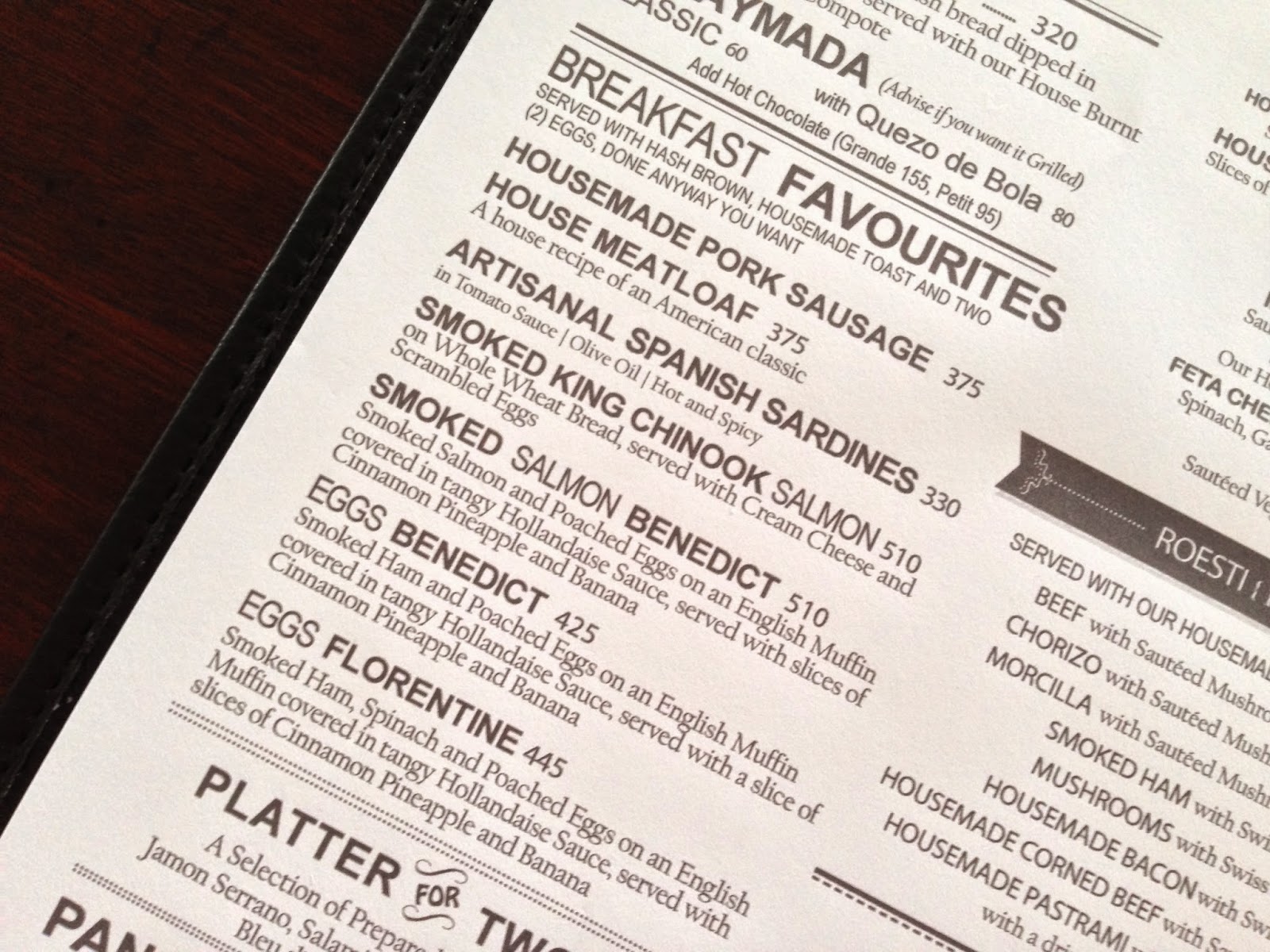 Breakfast at Antonio's, Tagaytay City Tina Villa