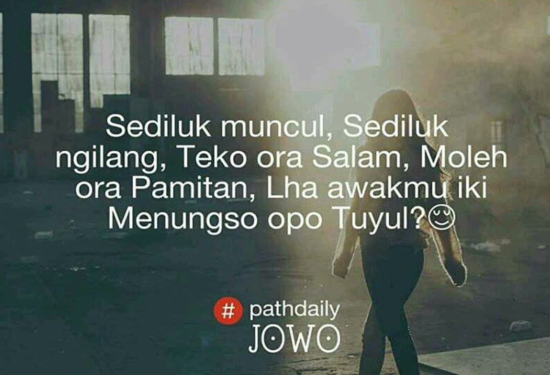 50 Gambar Quotes Kata Kata Pathdaily Jowo Baper Tentang Cinta