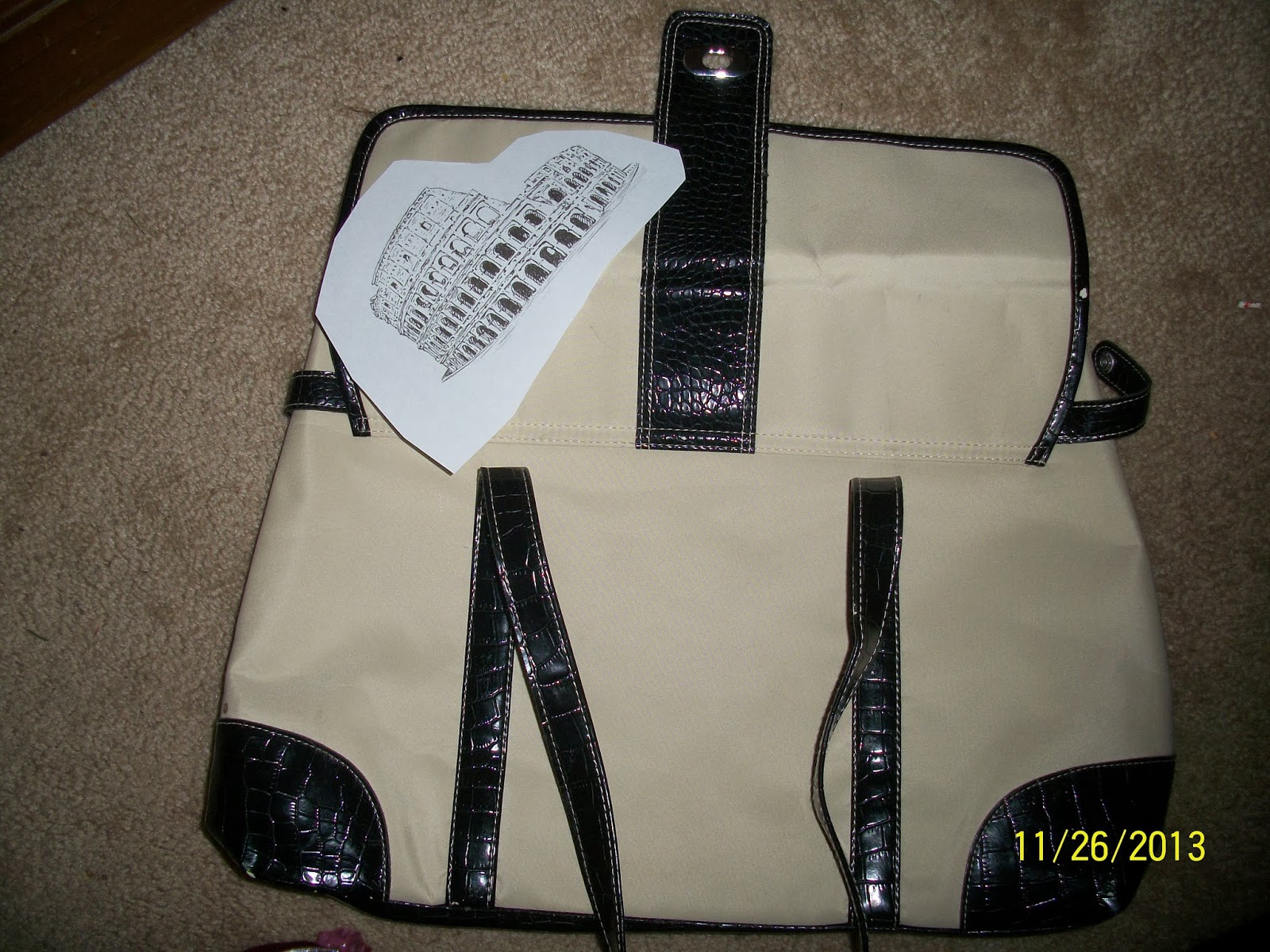 Everything Inside Passport bag