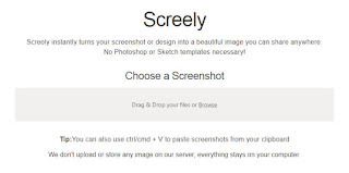 Screely: Crea capturas de pantallas con estilo