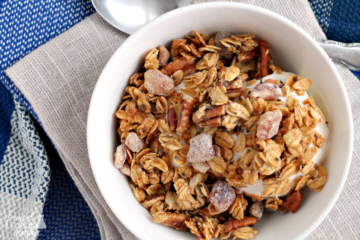 Frugal Foodie Mama Pecan & Date Granola