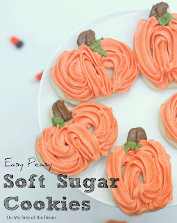 Easy Peasy Soft Sugar Cookies  from On My Side of the Room
