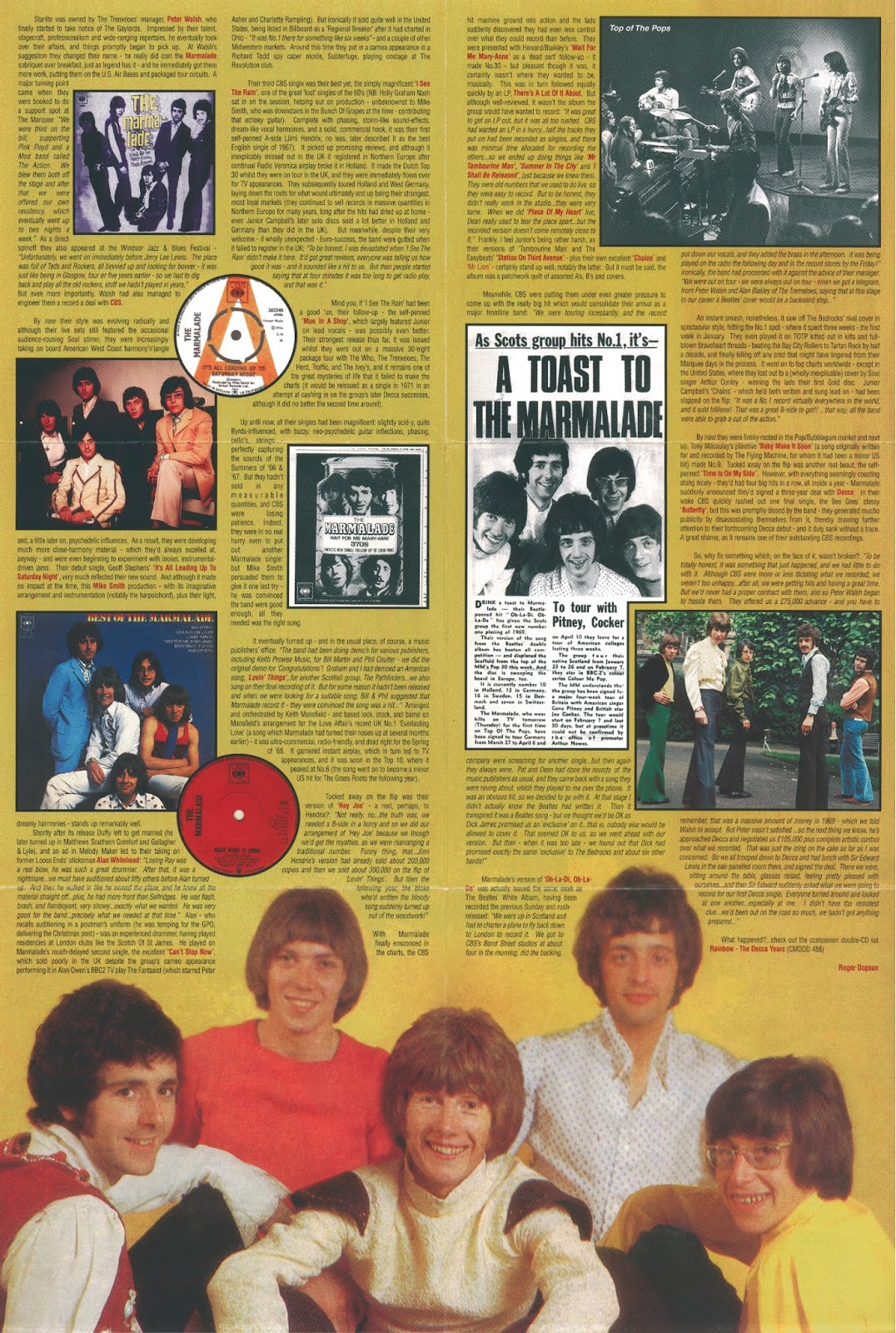 Pop On The Run Pop, Pop Rock Sunshine/Psychedelic Pop The Marmalade