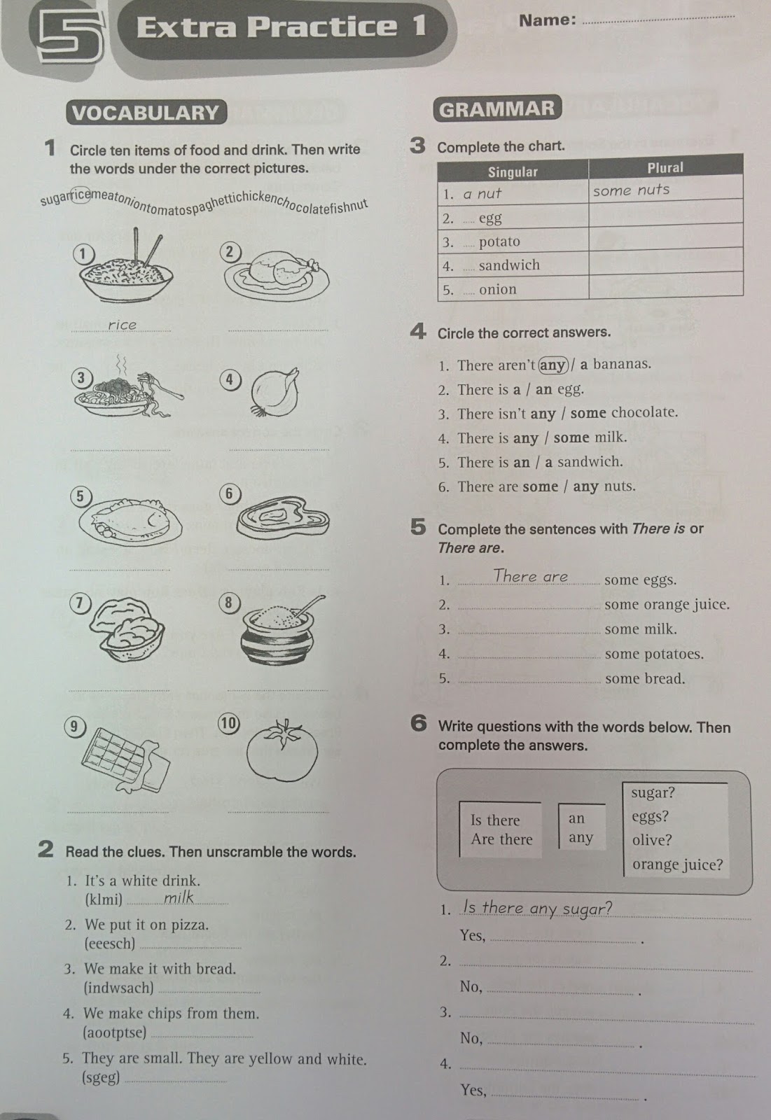 Ivantxu English Teacher Extra Practice, 1