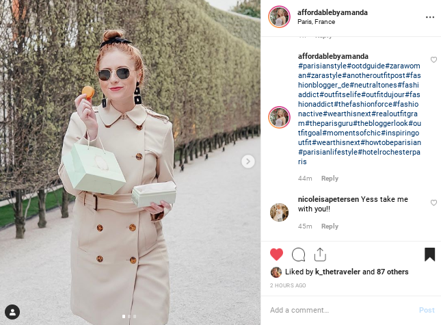 instagram and tampa blogger amanda burrows shares her tips for beating the Instagram algorithm using relevant hashtags. she also uses a hashtag generator to gain more interest on her photos on Instagram.