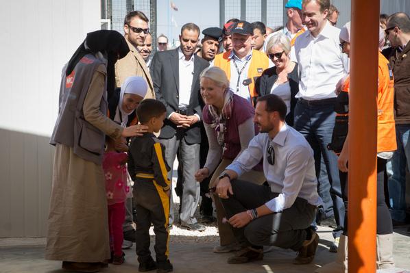 Crown Prince Haakon and Crown Princess Mette-Marit visits the Jordan
