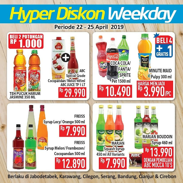 #Hypermart - #Promo #Katalog Hyper Diskon Weekday Periode 22 -25 April 2019