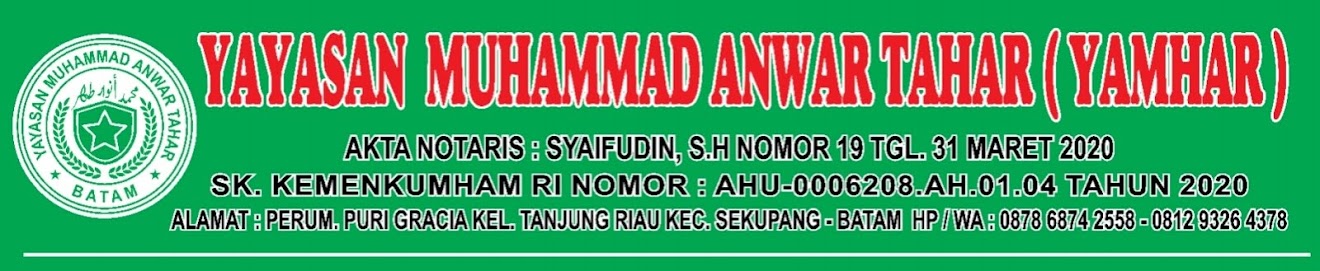 Yayasan Muhammad Anwar Tahar (YAMHAR) Batam