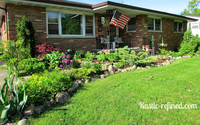 Garden Before and After's @ www.rustic-refined.com