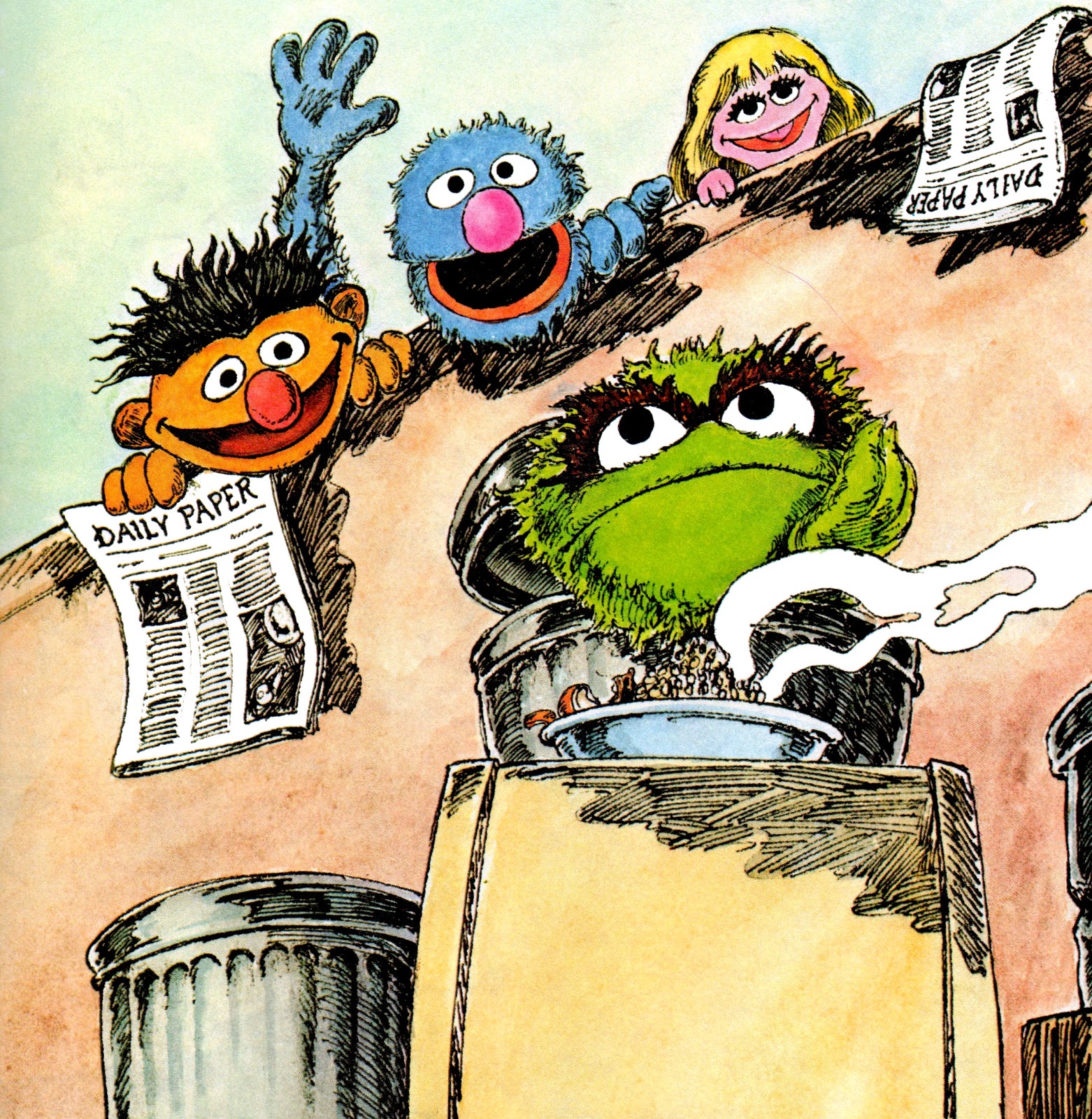GooGooGallery: A Day in the Life of Oscar the Grouch