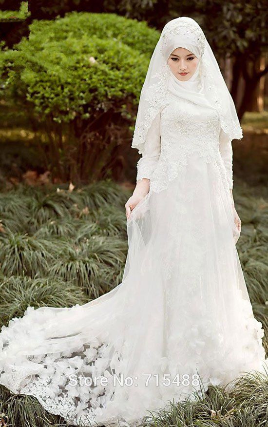 Kumpulan Foto Model Baju Pengantin Muslimah Modern 2016 - Trend Baju
