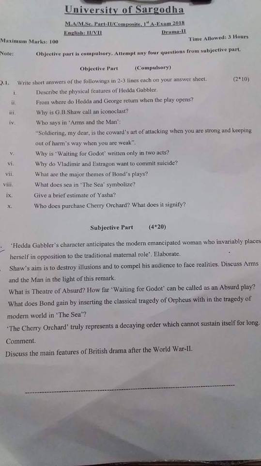 2nd year english notes 2020 image