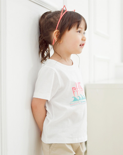 [FunnyLove] Pastel Waves T-Shirt | KSTYLICK - Latest Korean Fashion | K ...