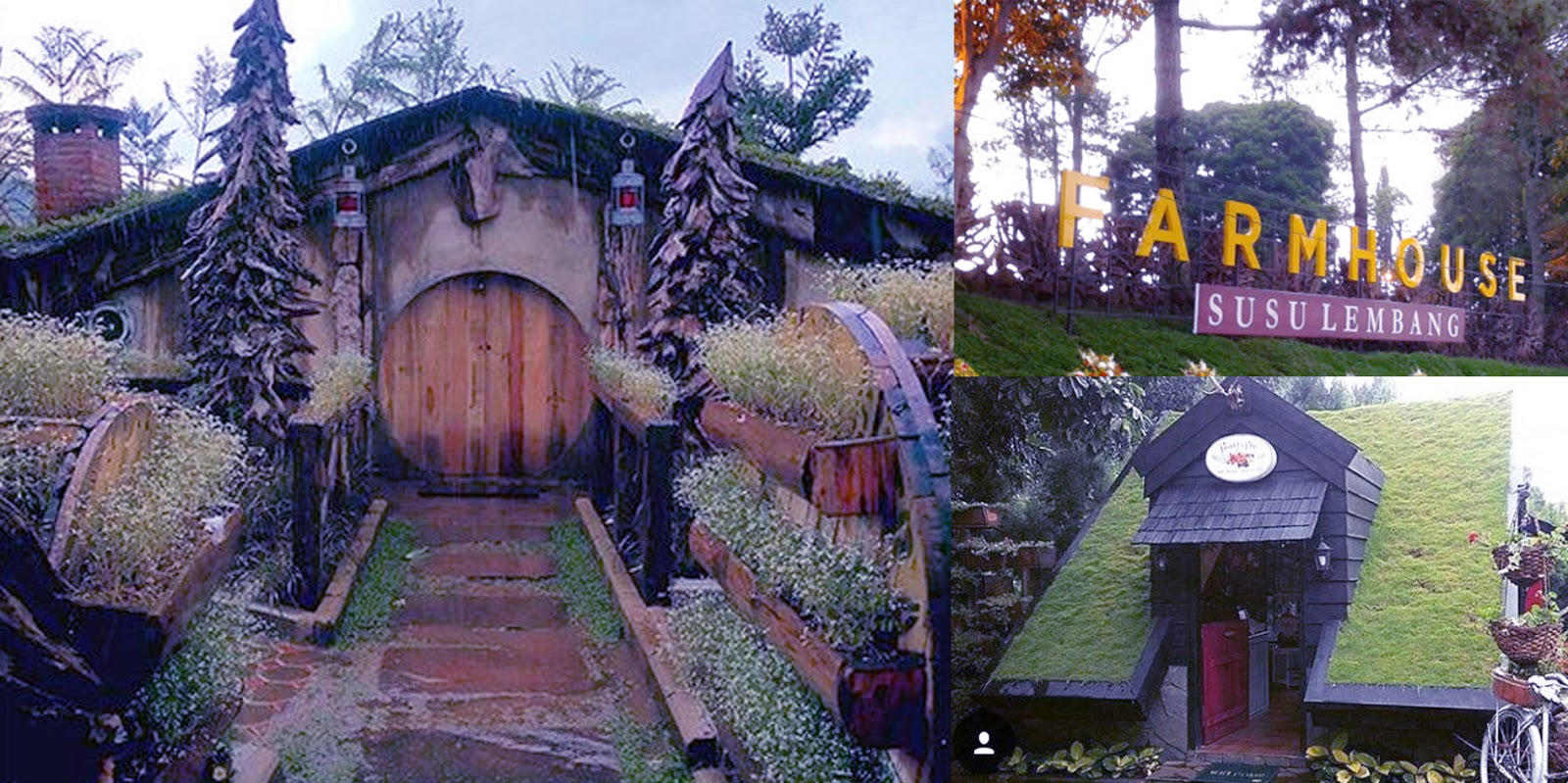 Rumah Hobbit Farmhouse Lokasi Wisata Favorit Baru Di Lembang