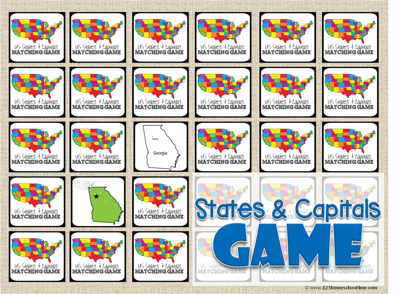 State Capitals Game