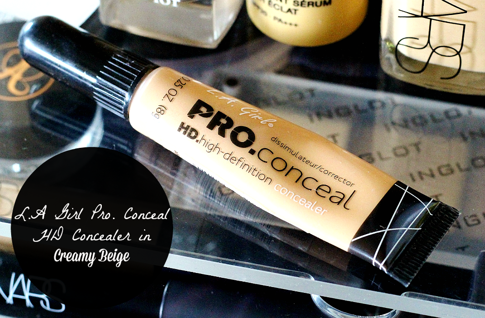 L.A Girl Pro. Conceal HD Concealer in Creamy Beige review and swatch