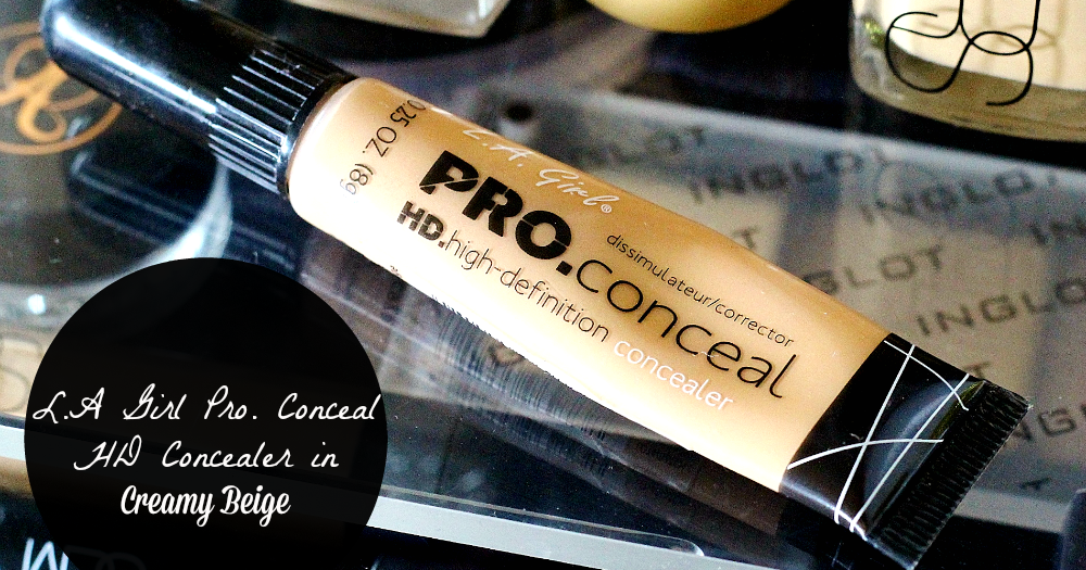 Træ Montgomery overdrive Review | L.A Girl Pro. Conceal HD Concealer in Creamy Beige - The Blushing  Giraffe