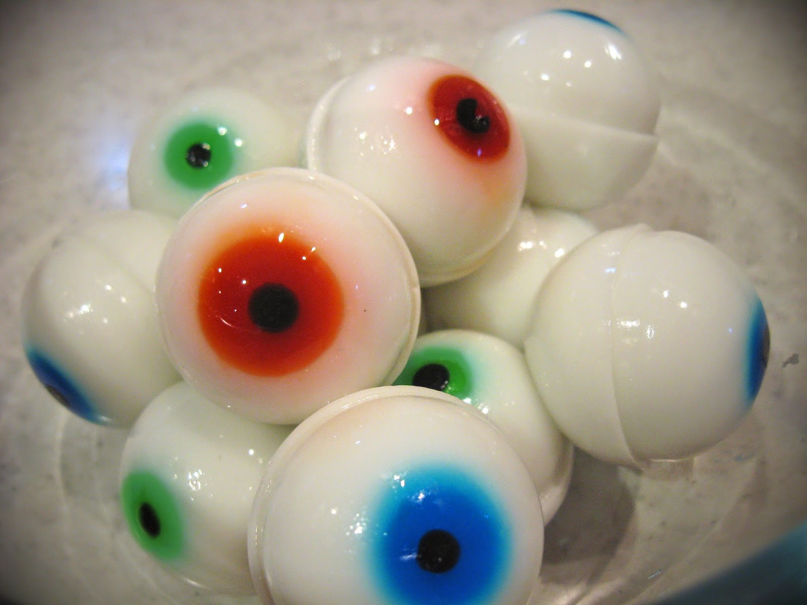 Feed Me Malibu Jello Shot Eyeballs for Halloween.