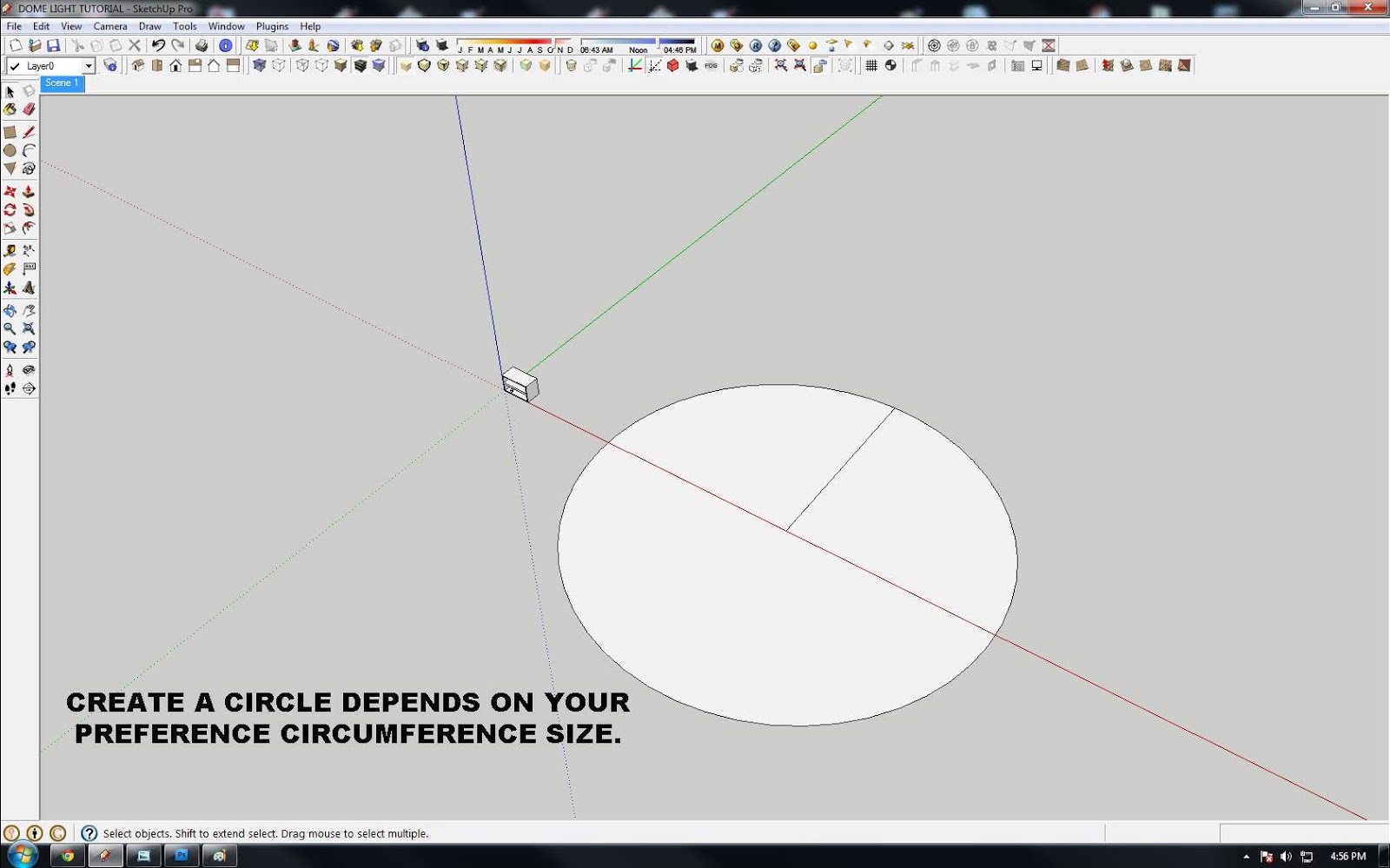 SKETCHUP TEXTURE TUTORIAL ARTIFICIAL DOME LIGHT IN VRAY 1.49