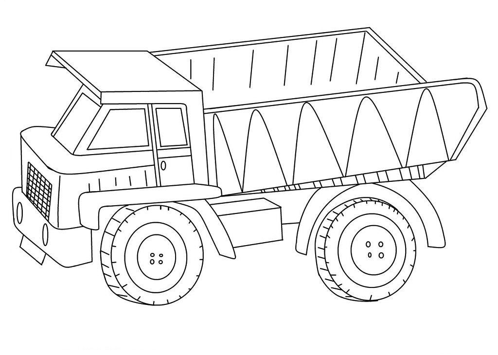 Gambar Mewarnai Berbagai Macam Jenis Mobil Truk - Gambar Mewarnai