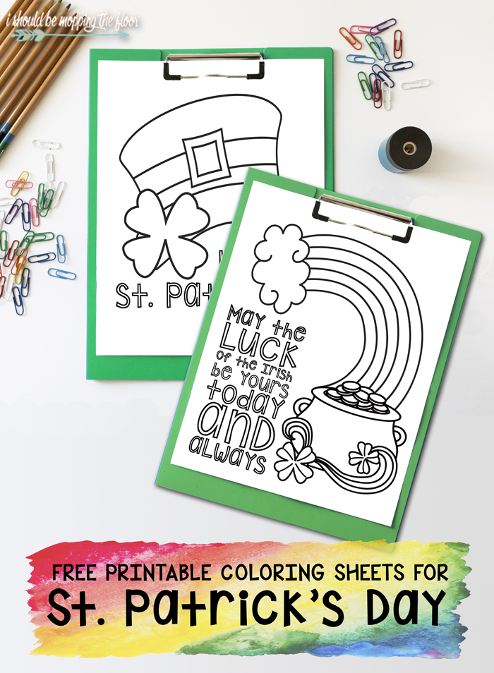 Free St. Patrick's Day Coloring Pages