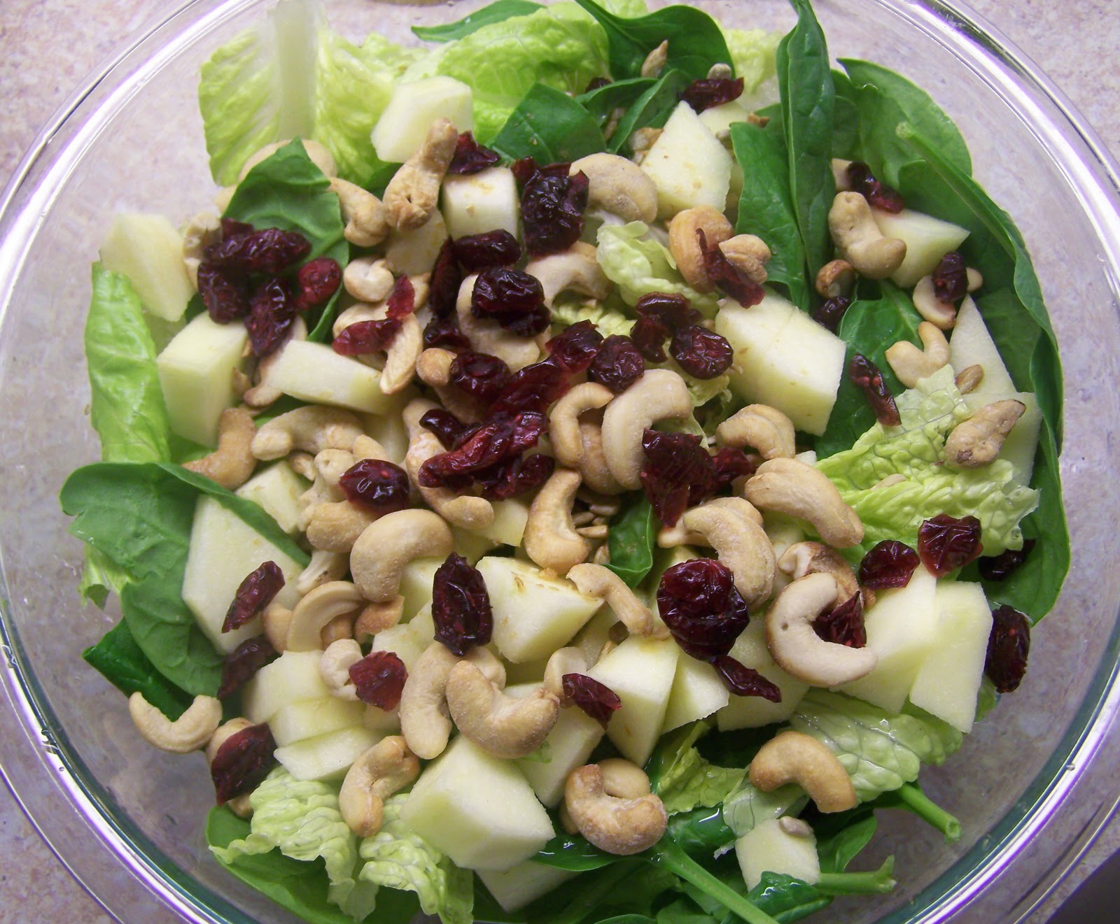 Little Mommy, Big Appetite Spinach Salad with a SpicySweet Dressing