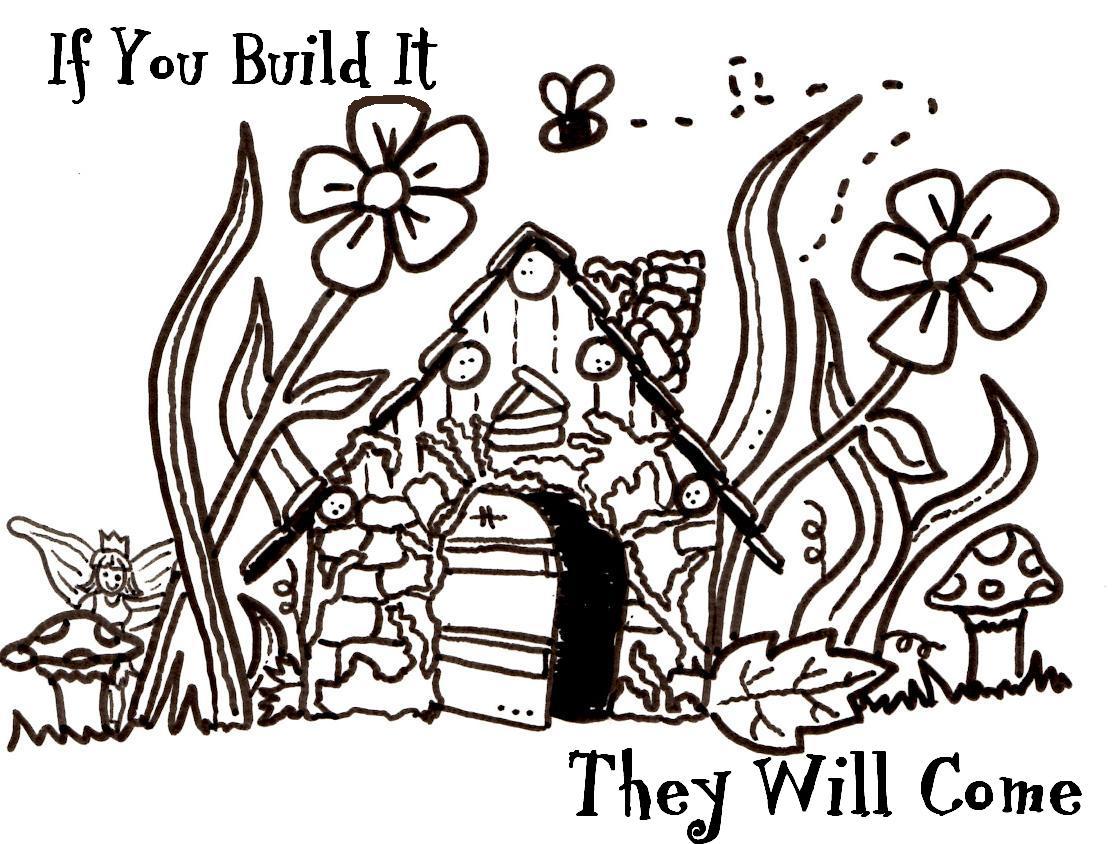 fairy houses coloring pages printable - photo #3