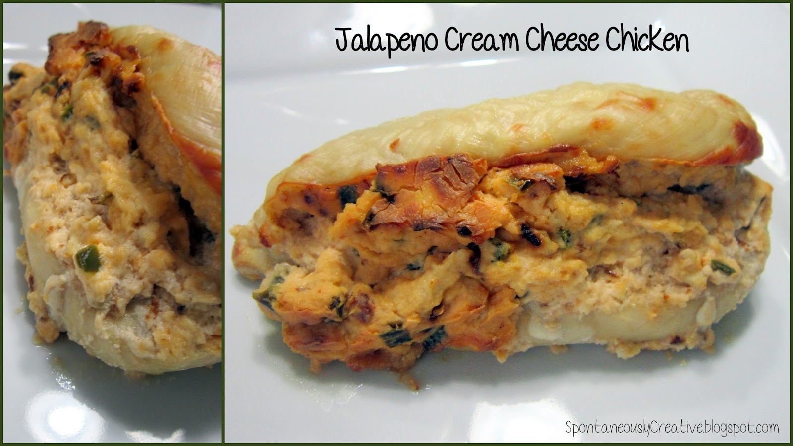 Spontaneously Creative Jalapeno Cream Cheese Chicken