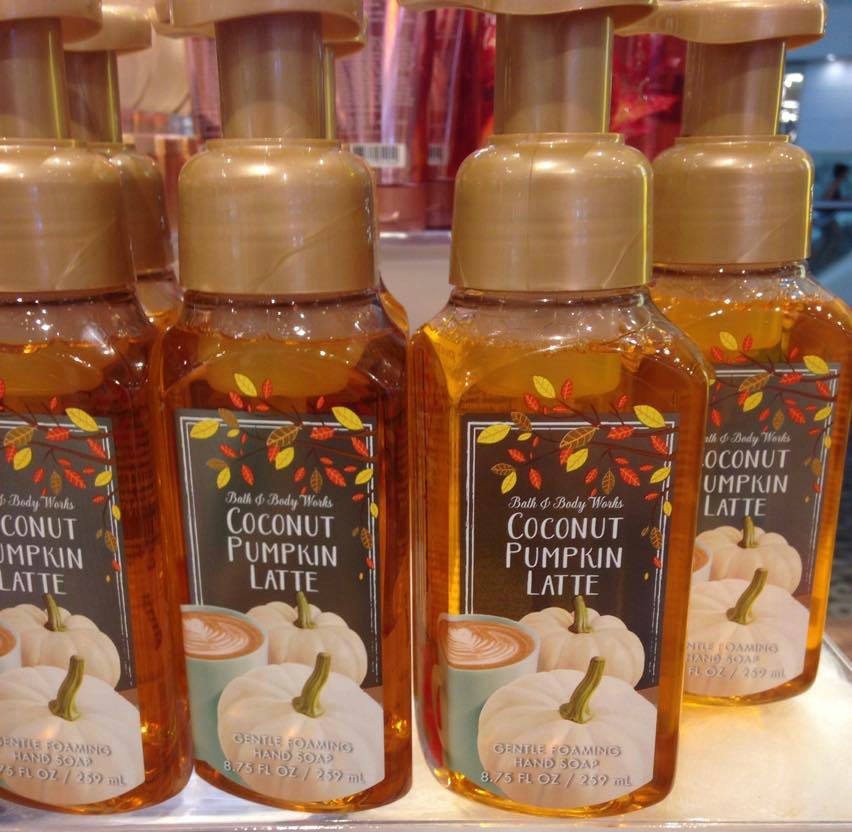 life inside the page bath body works new pumpkin hand soaps pumpkin caramel latte bath and body works