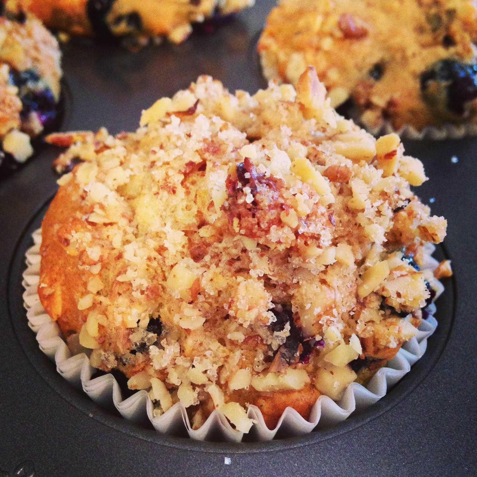 Cultural Cooking: Healthy Blueberry Oat Muffin Surprise!!