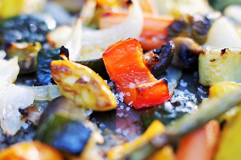 Easy Oven-Roasted Summer Vegetables | The Kitchen is My Playground