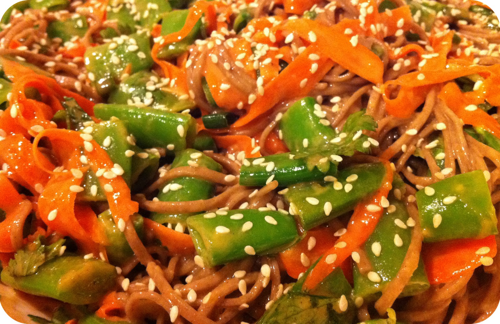 to be NOURISHED A Guide to Eating Green Veggies + Soba Noodles in a