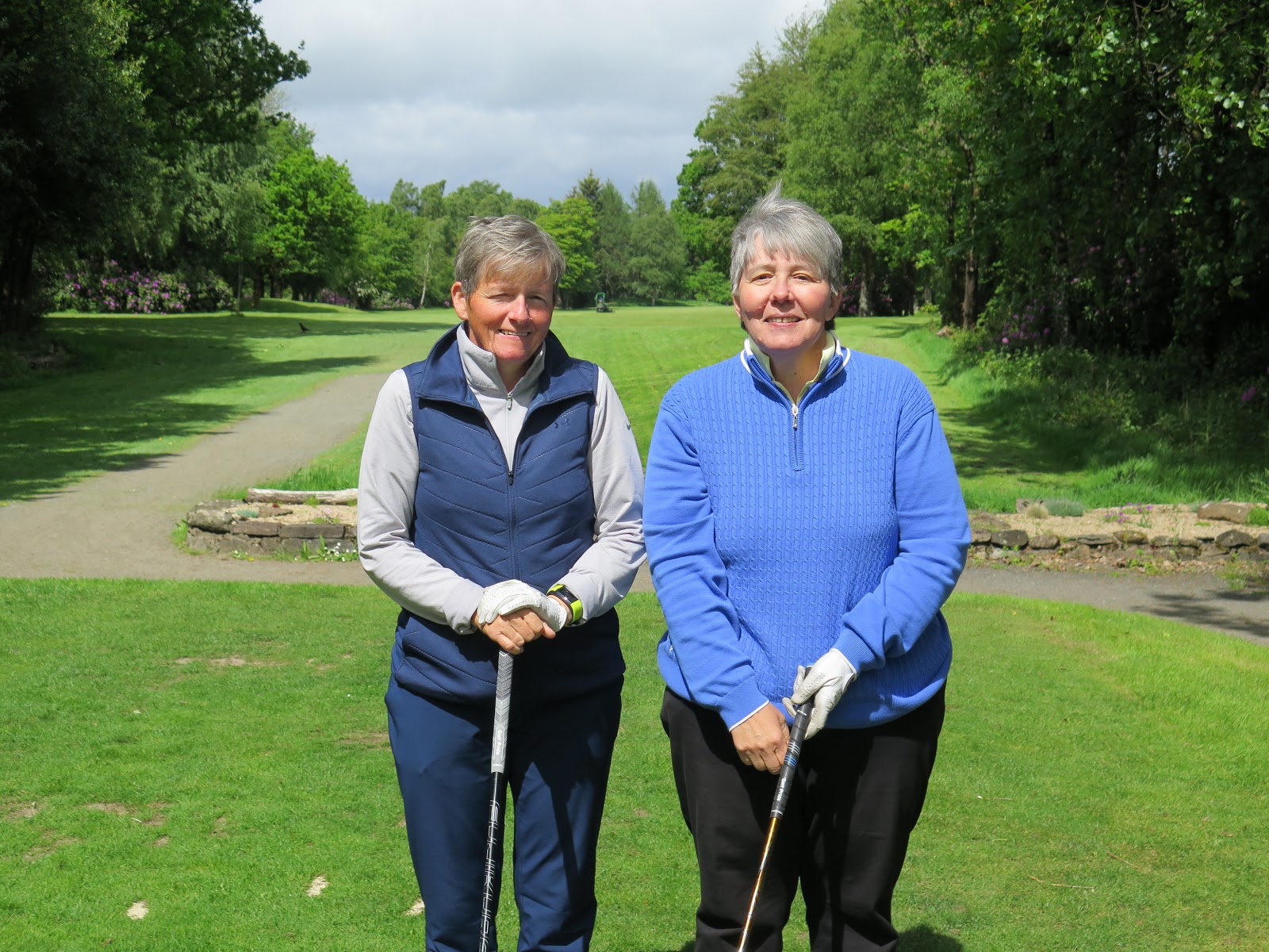 Scottish Veteran Ladies' Golf Association. Lesley Lloyd is the West