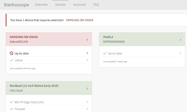 Stethoscope Security Tool User Focused Security