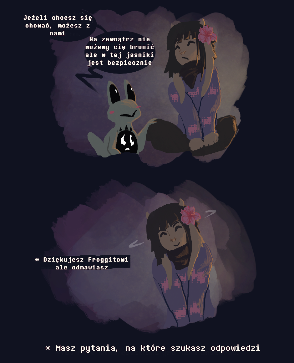 Undertale Fallen Flowers 03 [tłumaczenie PL] Handlarz Iluzji