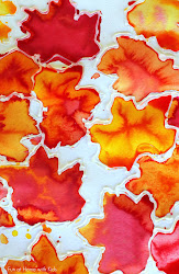 leaves fall autumn resist watercolor leaf crafts preschool fun theme tree water watercolors projects painting watercolour trees craft wax paper