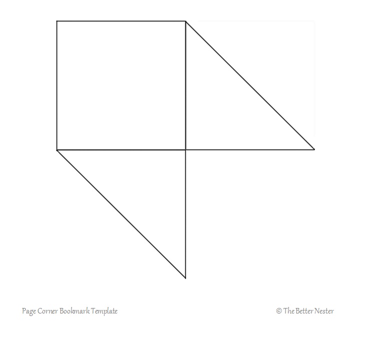 The Better Nester How To Make A Page Corner Bookmark Paper Edition The Better Nester How To Make A Page Corner Bookmark Paper Edition